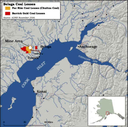 Chuitna Coal Mine Location